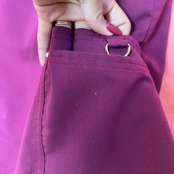 Scrubstar Maroon Scrub Top / Bottom size Large - Picture 3 of 8